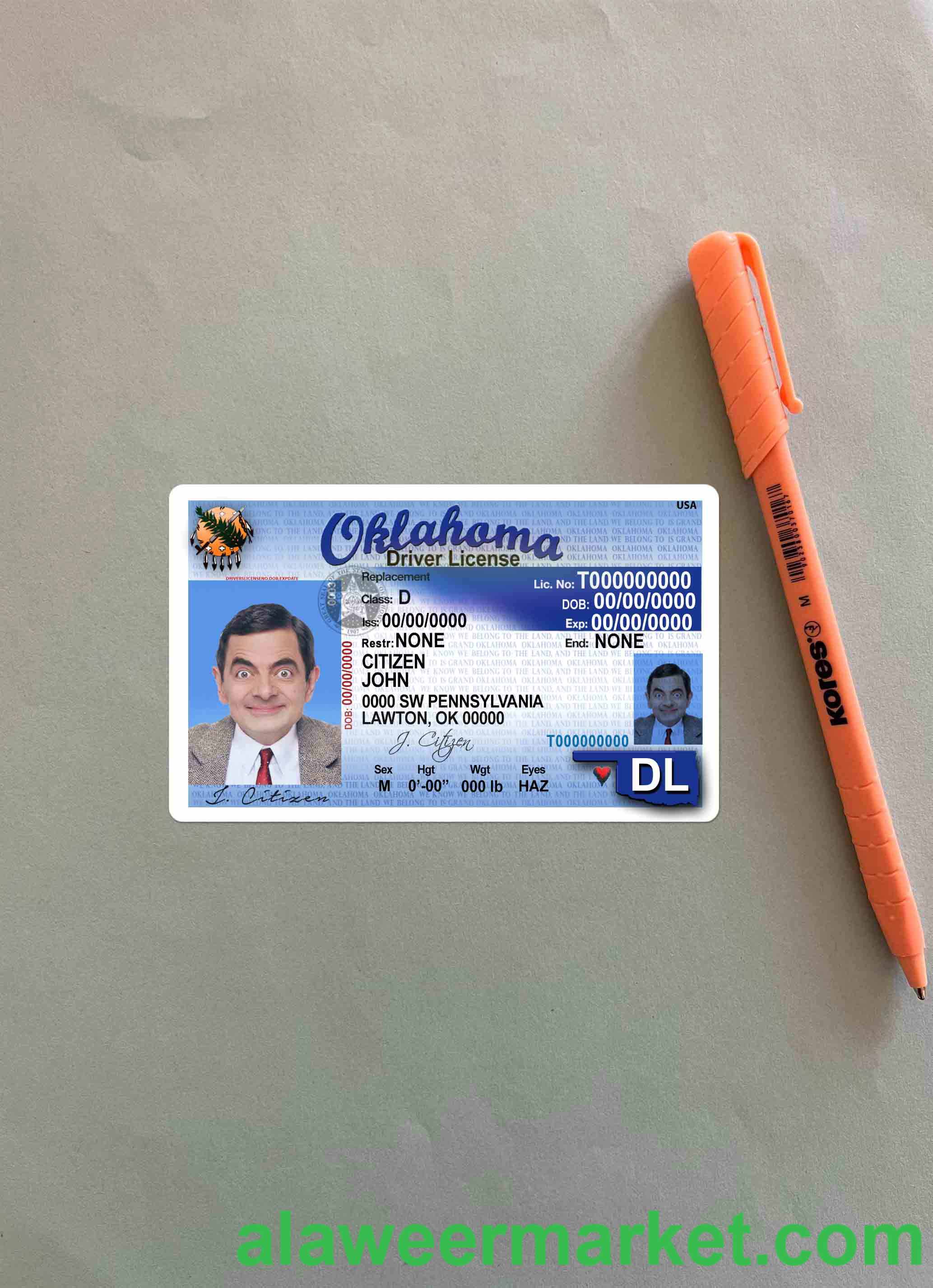 USA Oklahoma DL photolook FRONT